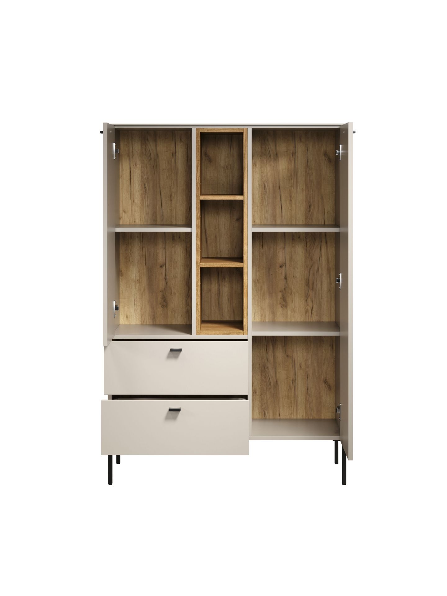 trendteam SaoPaulo Highboard Cashmere Evoke Eiche