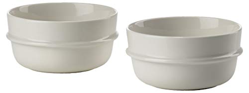 Zone Denmark INU Schale 12cm Steinzeug Offwhite 0,4L 2 Stück