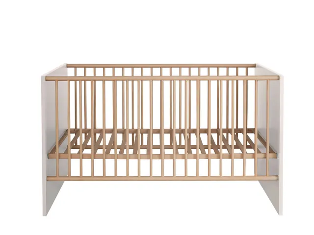 trendteam Mats Kinderbett Weiß Melamin Baby