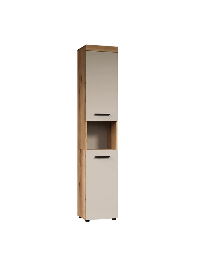 trendteam Badezimmer Ivrea Hochschrank Eiche Cashmere