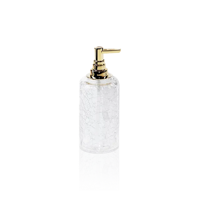 Decor Walther Crack CR SSP Seifenspender Glas Chrom Craquele