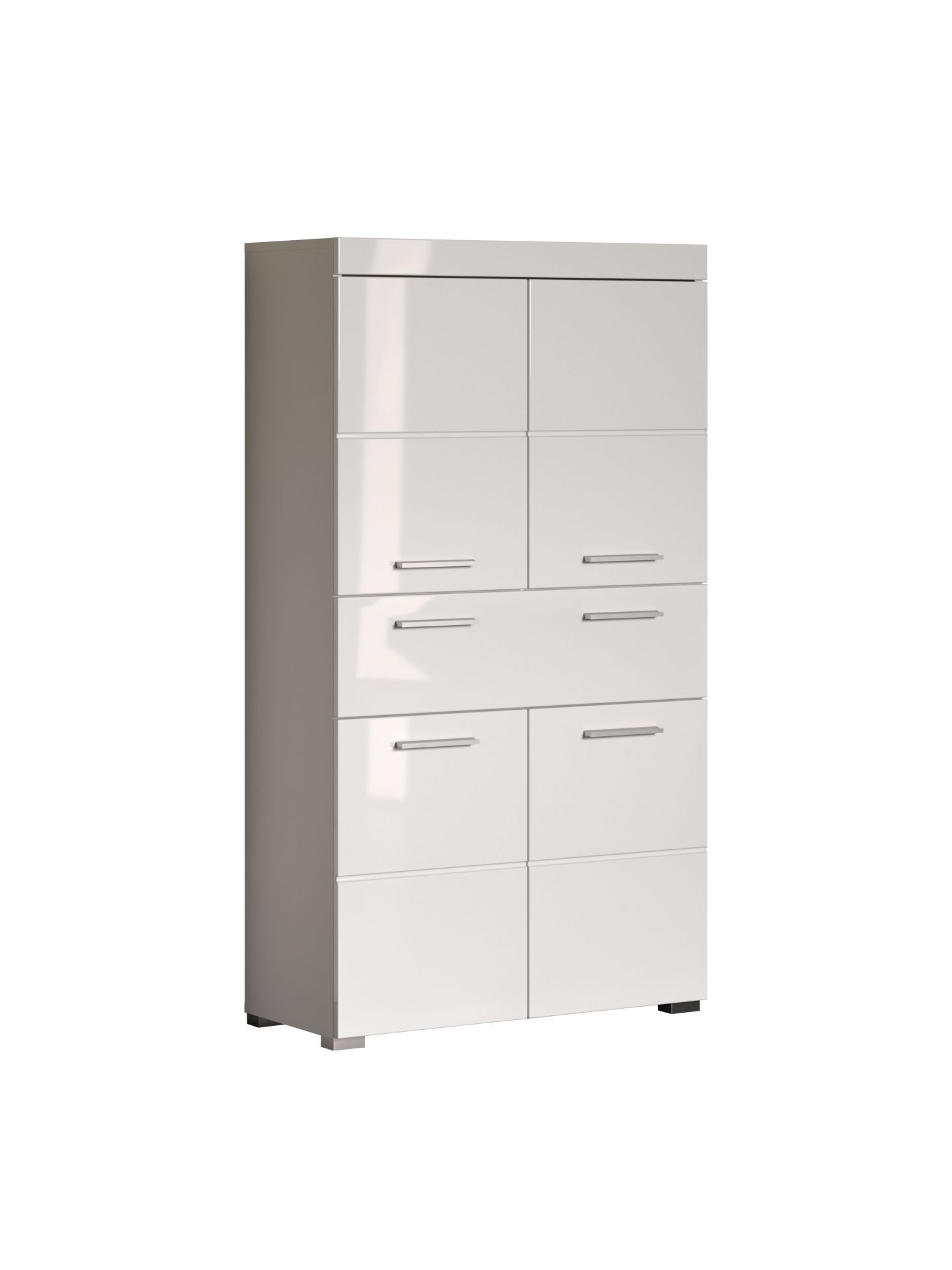 trendteam Amanda Stauraumtype weiß Badschrank