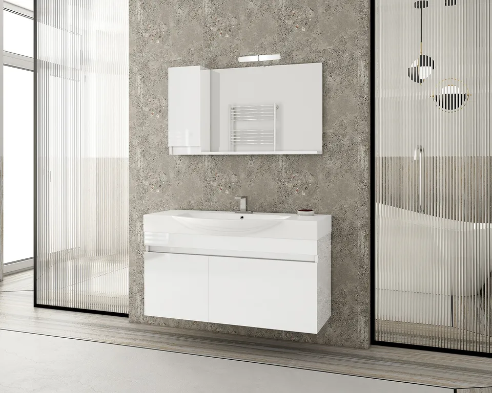 DROP Martinidis SENSO 105 White Badmöbel Weiß 105 cm
