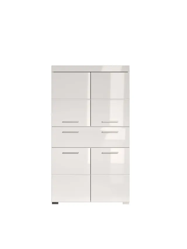 trendteam Amanda Stauraumtype weiß Badschrank