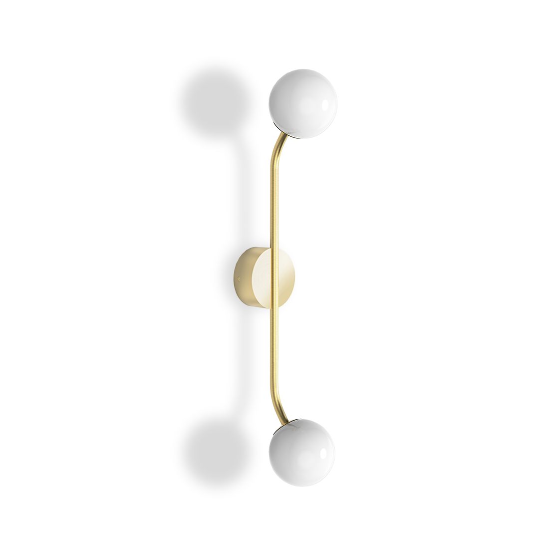 Decor Walther Bar Pep Two Wandleuchte Opalglas 49,5 cm