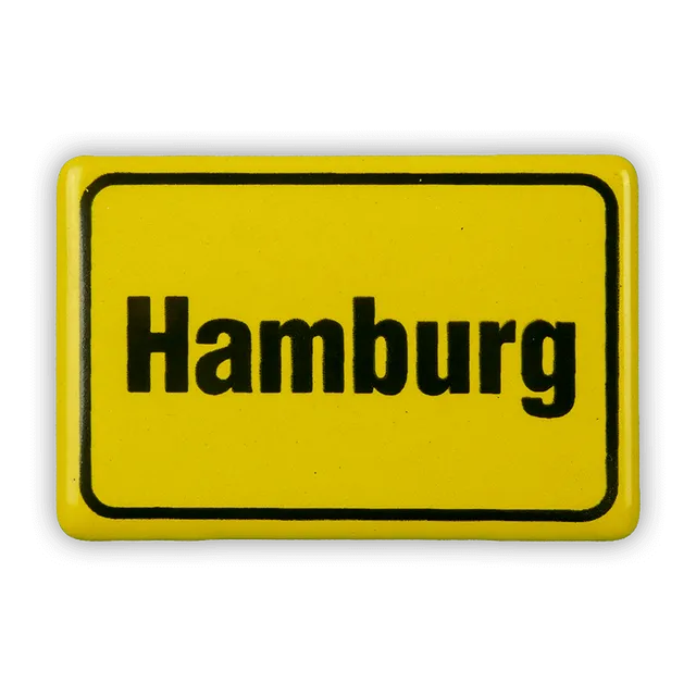 Münder Email Magnet-Shop Ortsschild Magnet Hamburg 6x4