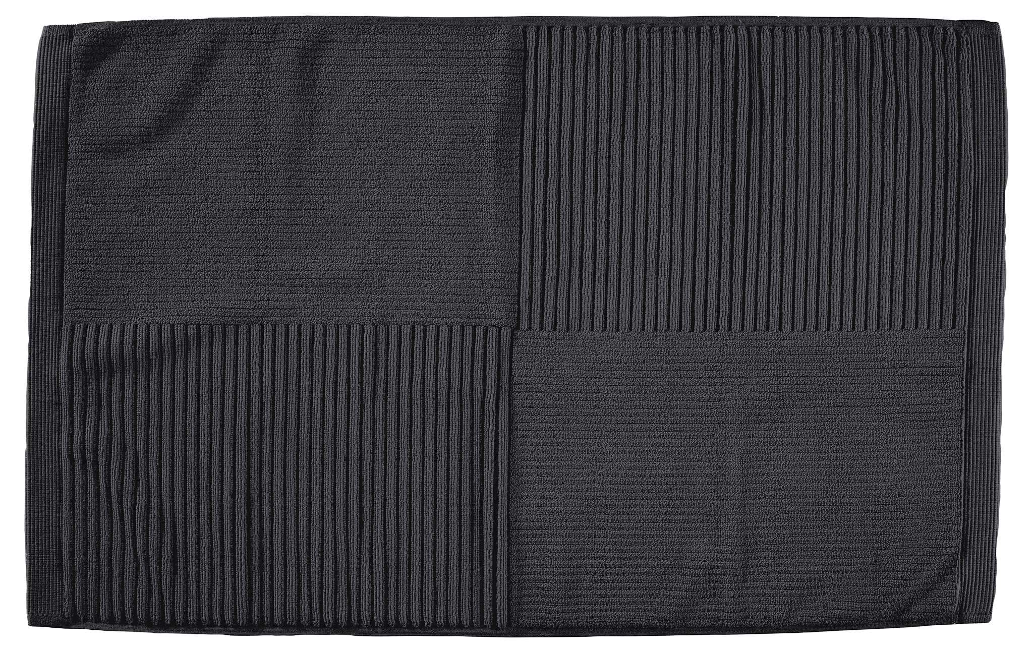 Zone Denmark Classic Badematte 50x80 Schwarz Baumwolle