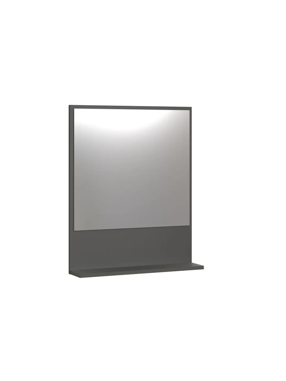 trendteam PureBliss Wandspiegel Anthrazit mit Ablage