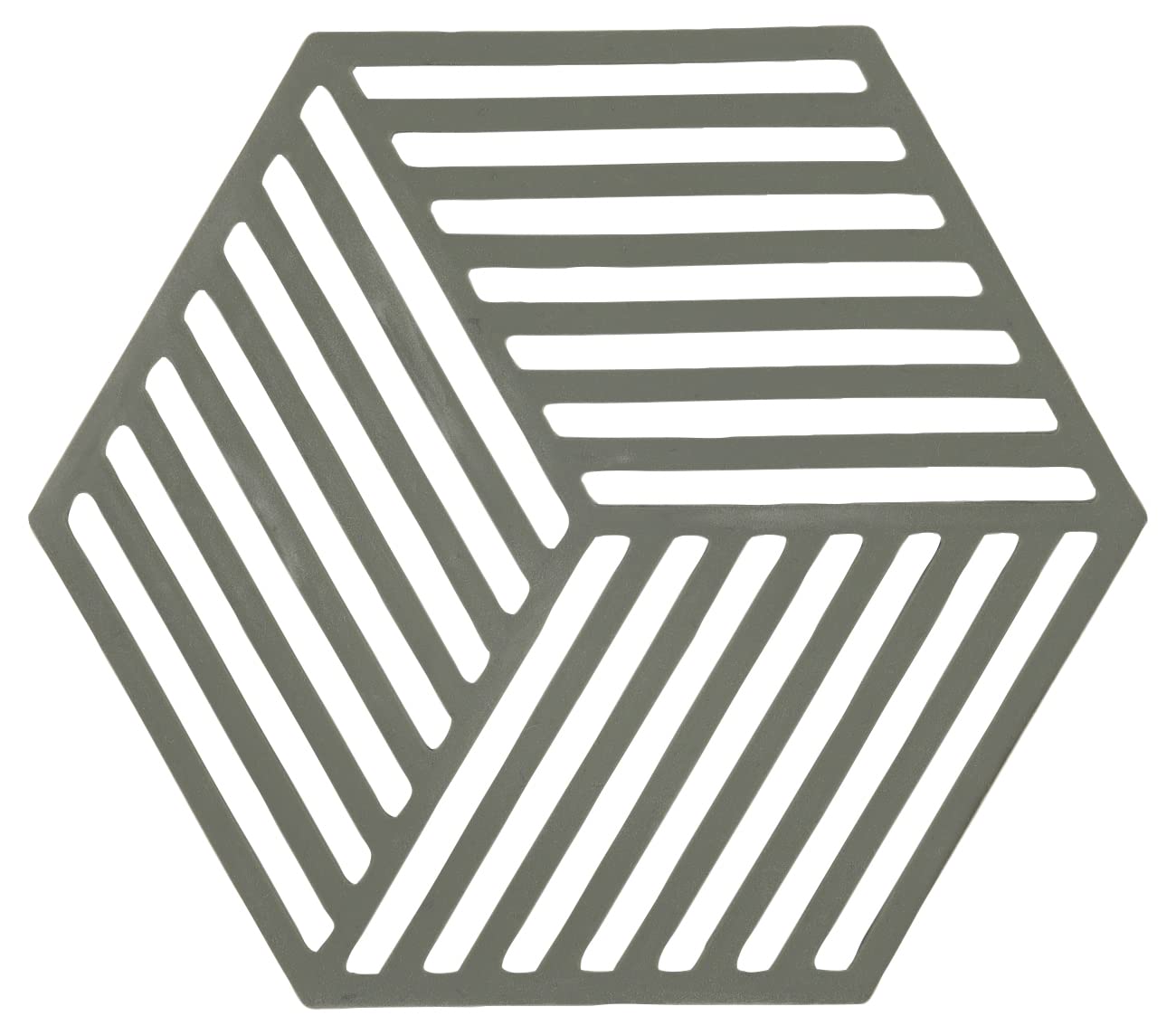 Zone Denmark Trivets Untersetzer Hexagon Olive Green Topfuntersetzer