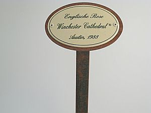 Münder Email Rosennamen Emailschild 10,5x7 cm Erdspieß
