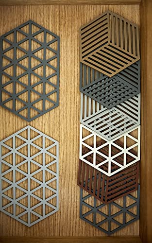 Zone Denmark Hexagon Topfuntersetzer Silikon Sage 16x14 cm