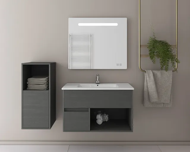 DROP Martinidis Sorrento 85 Badmöbel Graphite 2