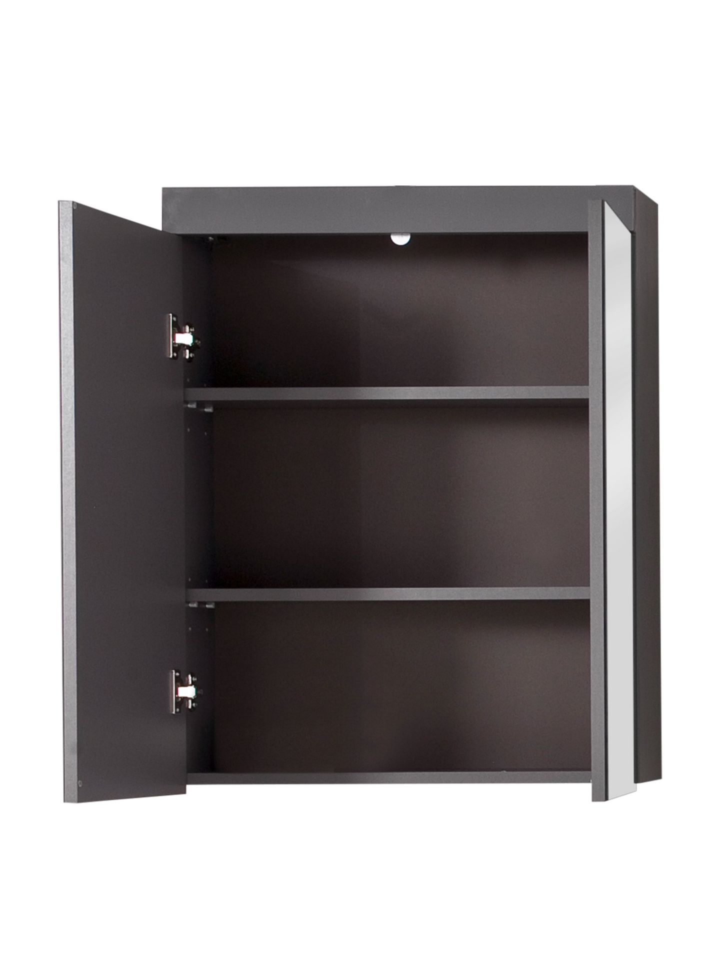 trendteam Amanda Spiegelschrank grau Agave Hochglanz