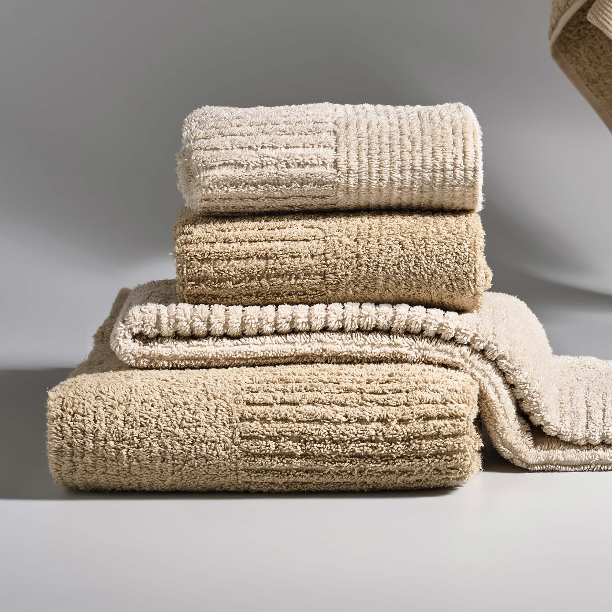 Zone Denmark Tiles Badematte Warm Sand Baumwolle