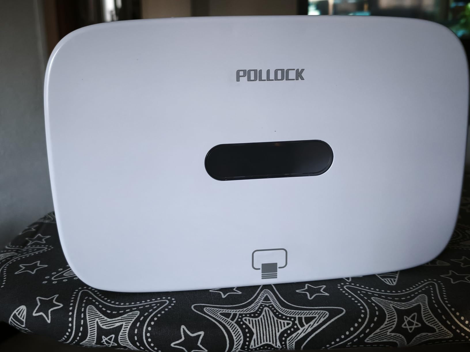 Pollock Papierhandtuchspender Weiß 2-in-1 Wandmontage ohne Bohren