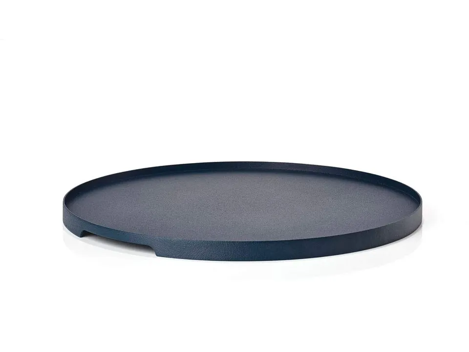 Zone Denmark Singles Serviertablett rund 35 cm tintenfarbig