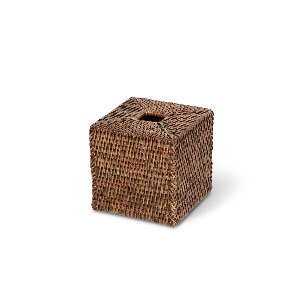 Decor Walther Basket KBQ Kleenexbox Rattan Dunkel