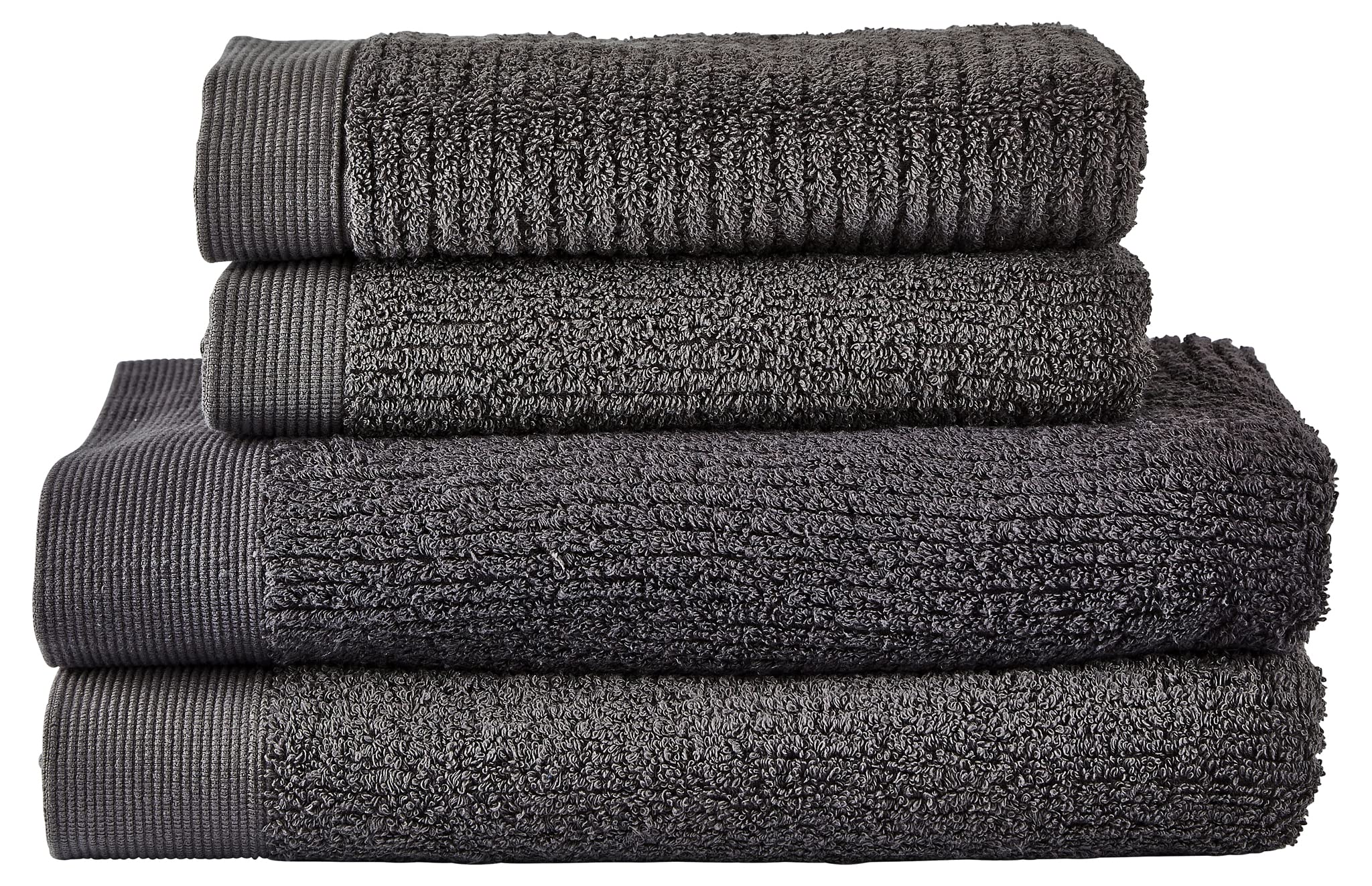 Zone Denmark Classic Handtuchset 4er Anthracite Baumwolle