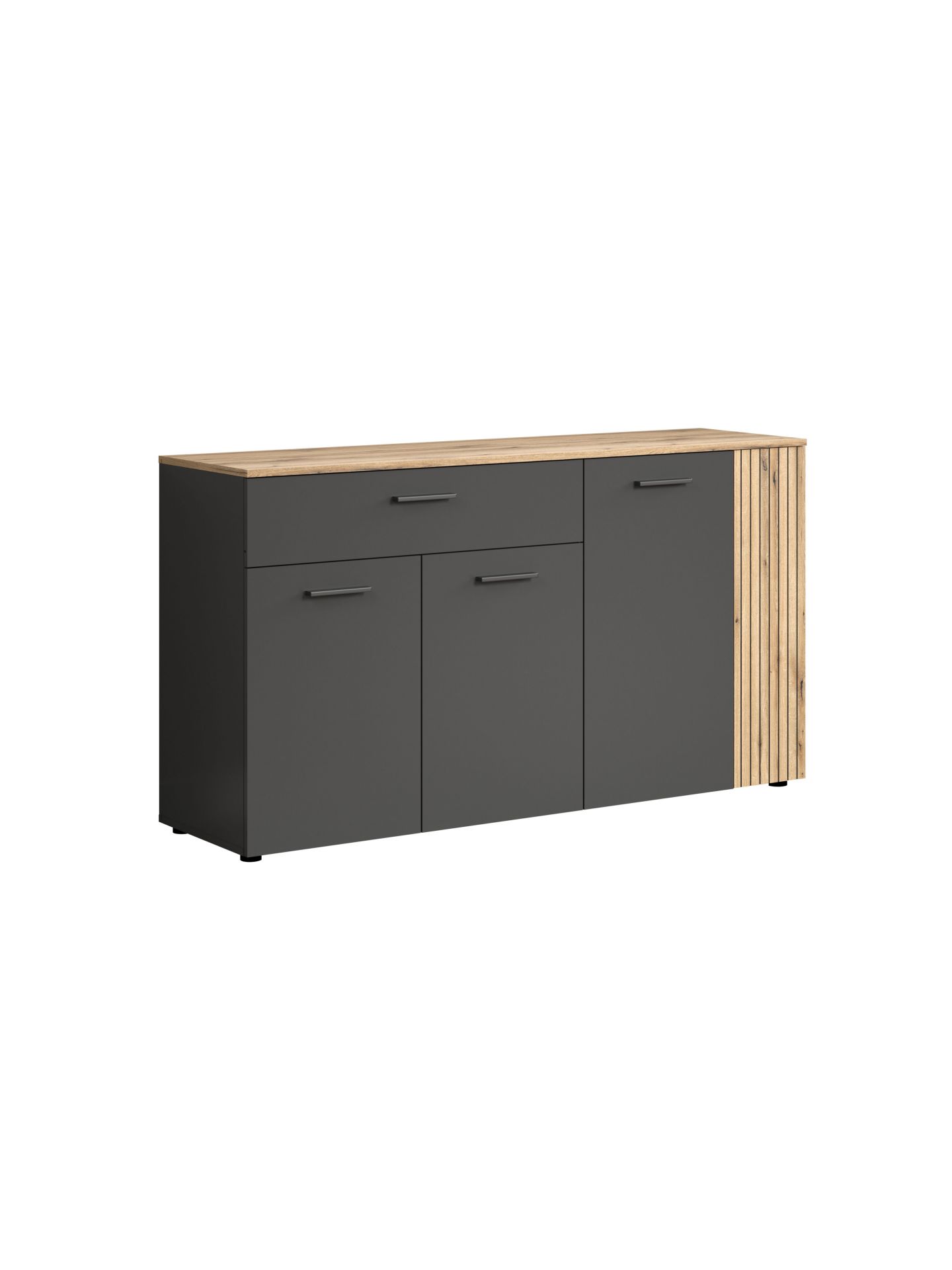 trendteam Esteban Sideboard Anthrazit Coast Evoke Oak