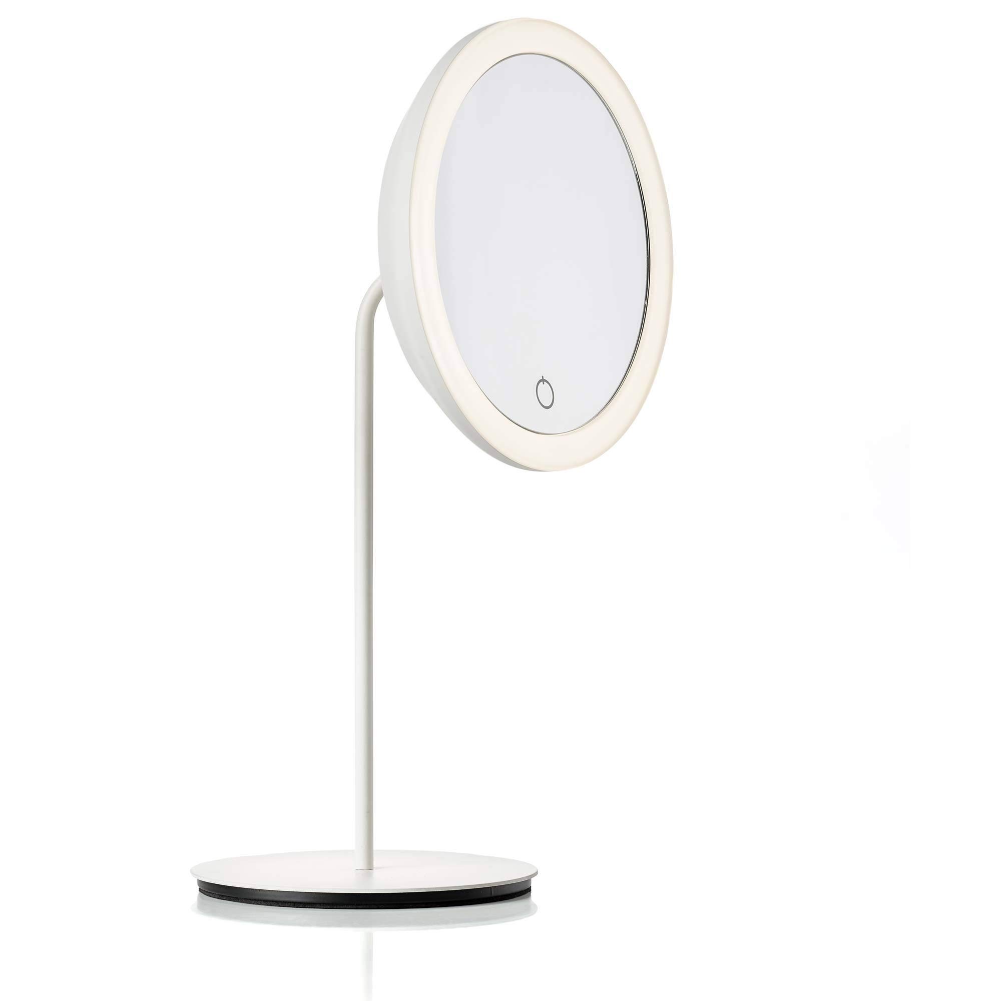 Zone Denmark Bath Tischspiegel Grau 18x34 cm 5-fach mit Licht