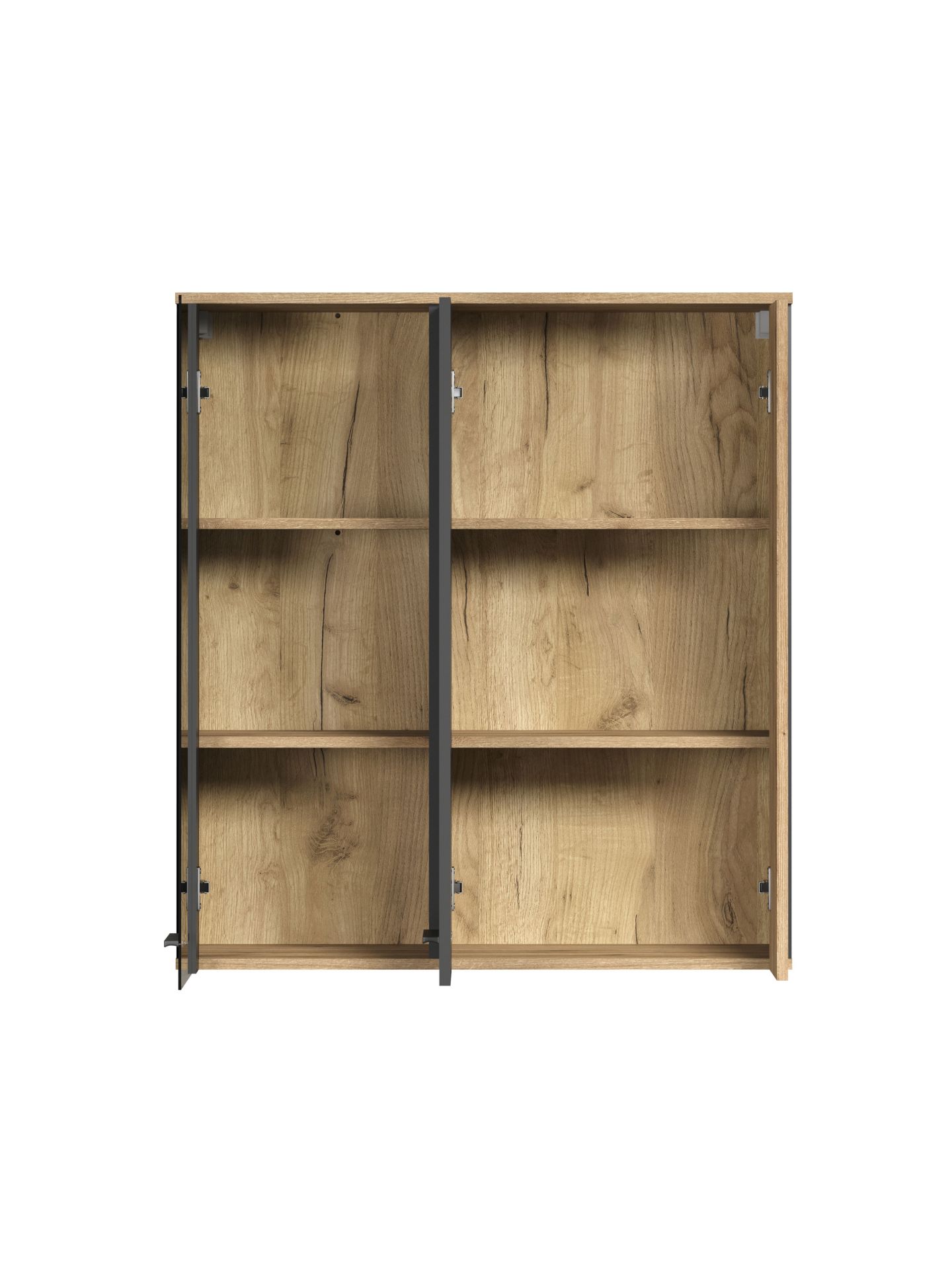 trendteam Esteban Hängevitrine Anthrazit / Evoke Oak