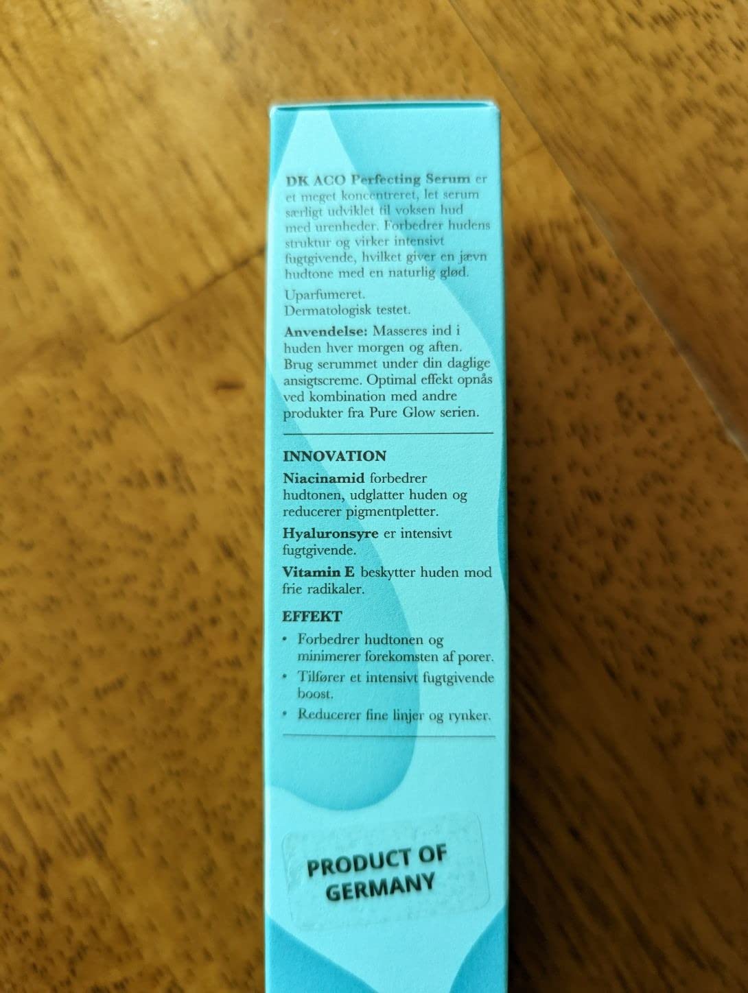 ACO Pure Glow Perfecting Serum 30 ml Niacinamid parfümfrei