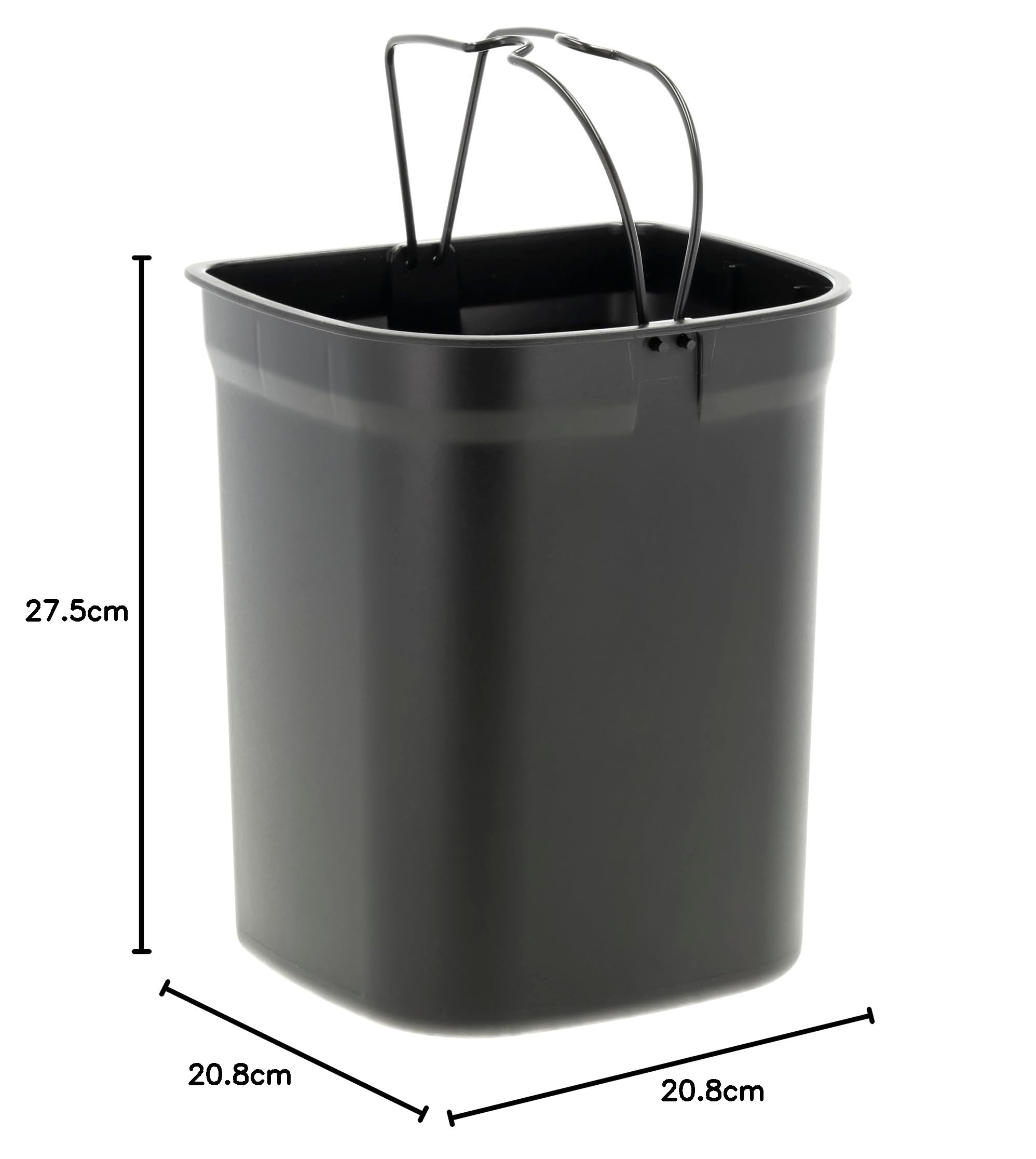 Zone Denmark Time Treteimer Schwarz 3 Liter ABS