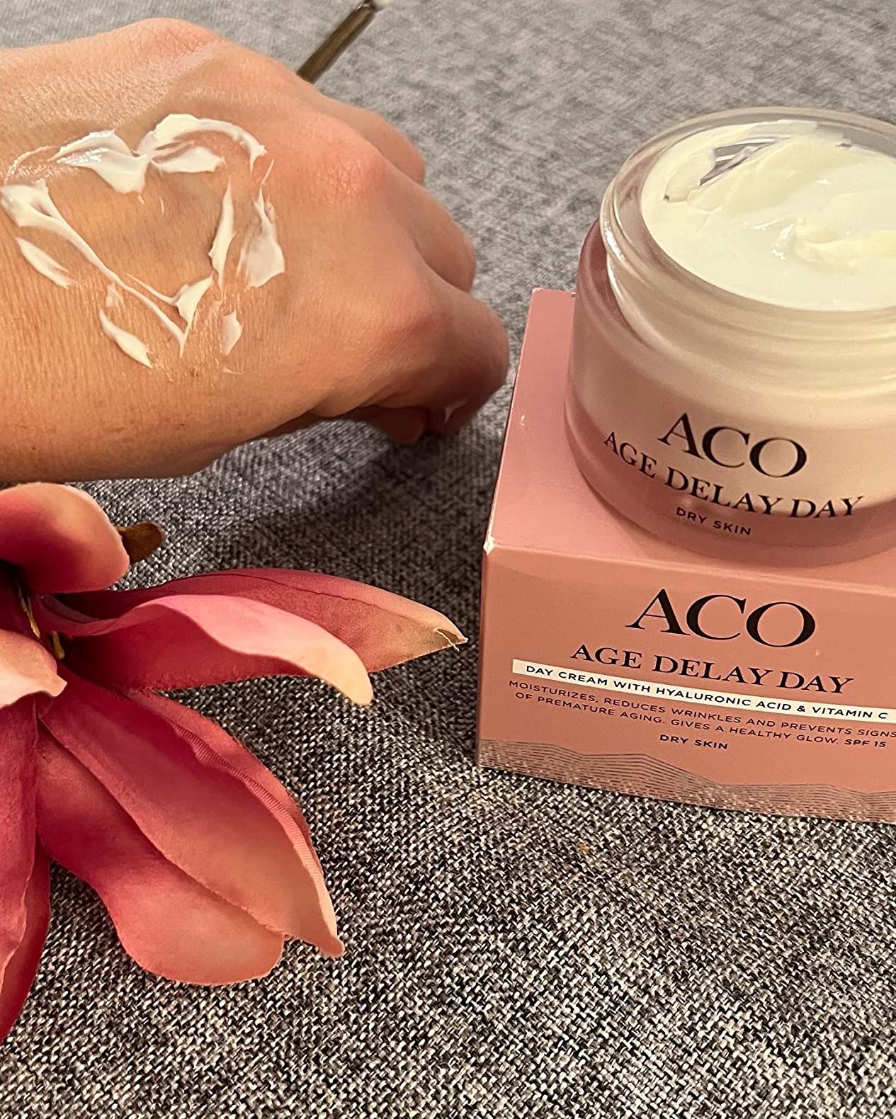 ACO Age Delay Nachtcreme 50 ml Trockene Haut Hyaluron
