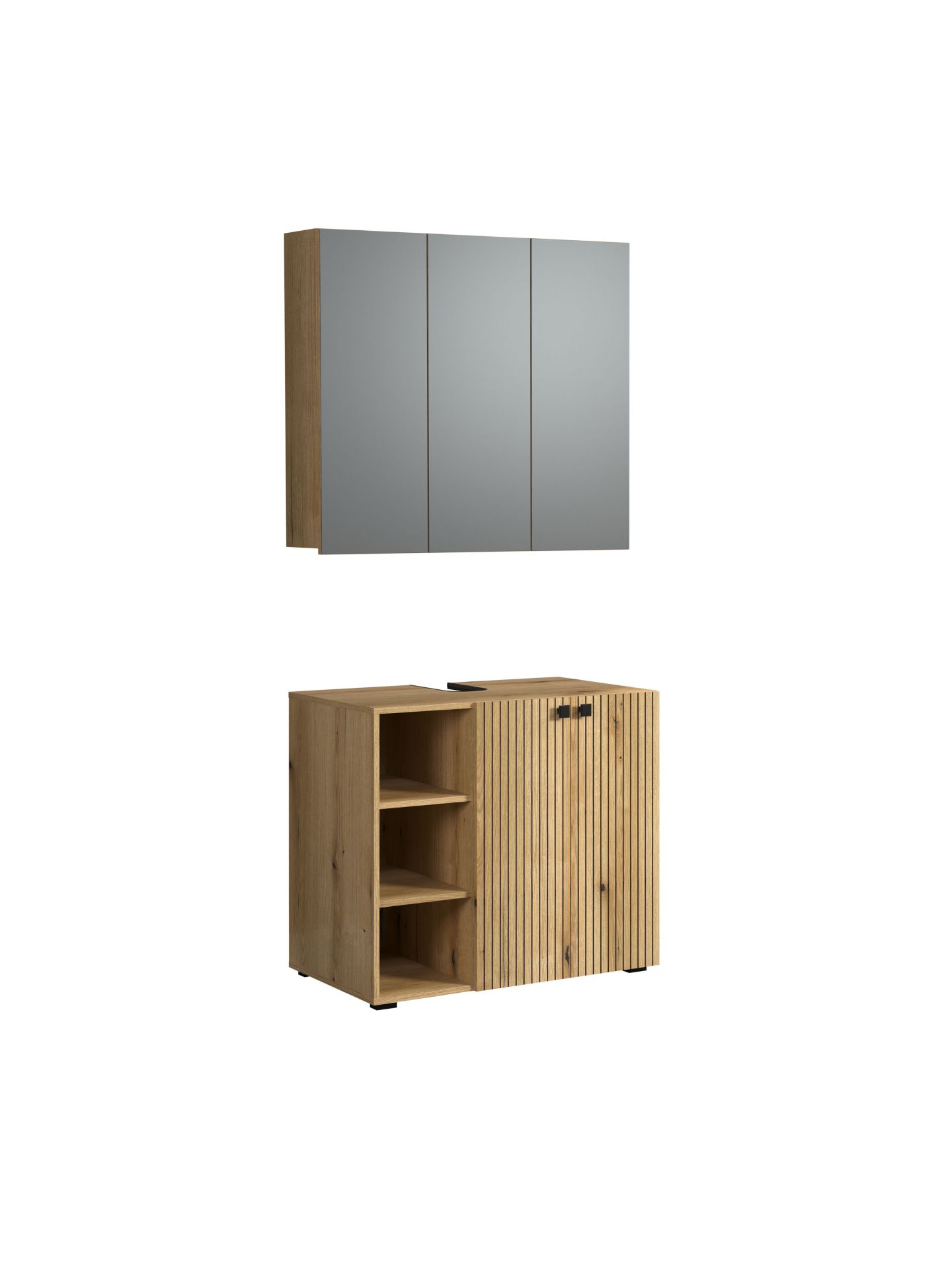 trendteam PureBliss Bad-Kombination 4-tlg Evoke Eiche