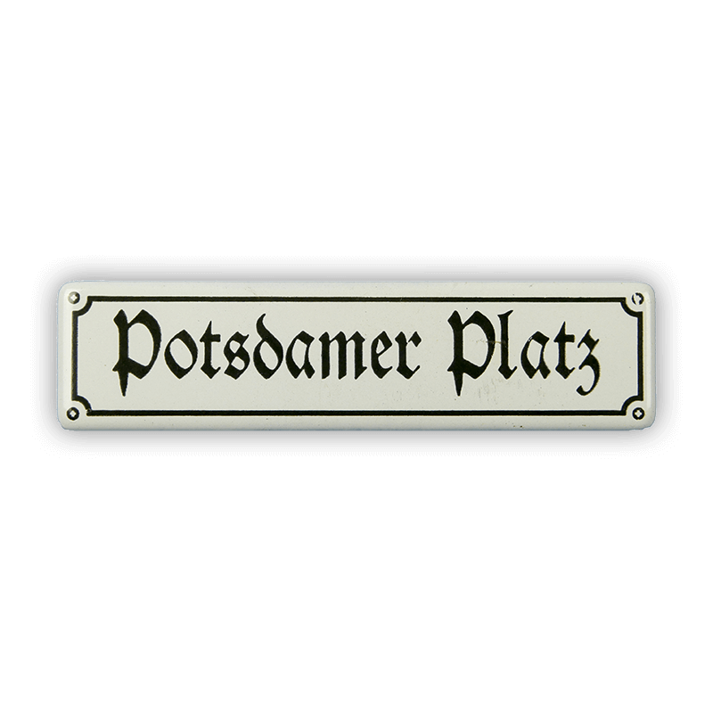 Münder Email Magnet-Shop Potsdamer Platz Magnet 8 cm
