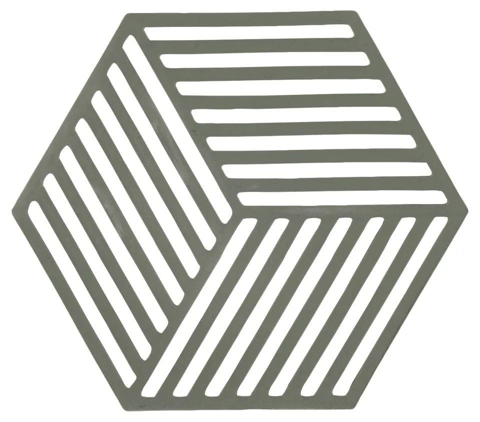 Zone Denmark Trivets Untersetzer Hexagon Olive Green Topfuntersetzer