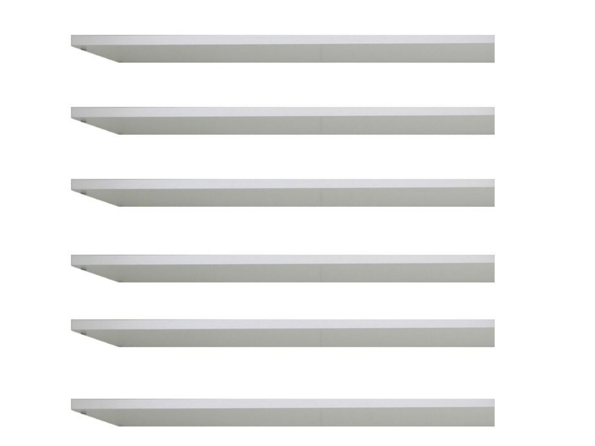 trendteam Brandson Baxter Einlegeböden weiß 5er Set