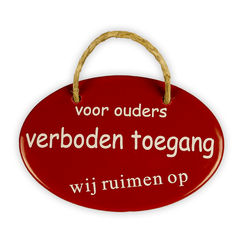 Münder Email Lagerschilder voor ouders Türschild Emaille 10,5x7cm rot-weiß