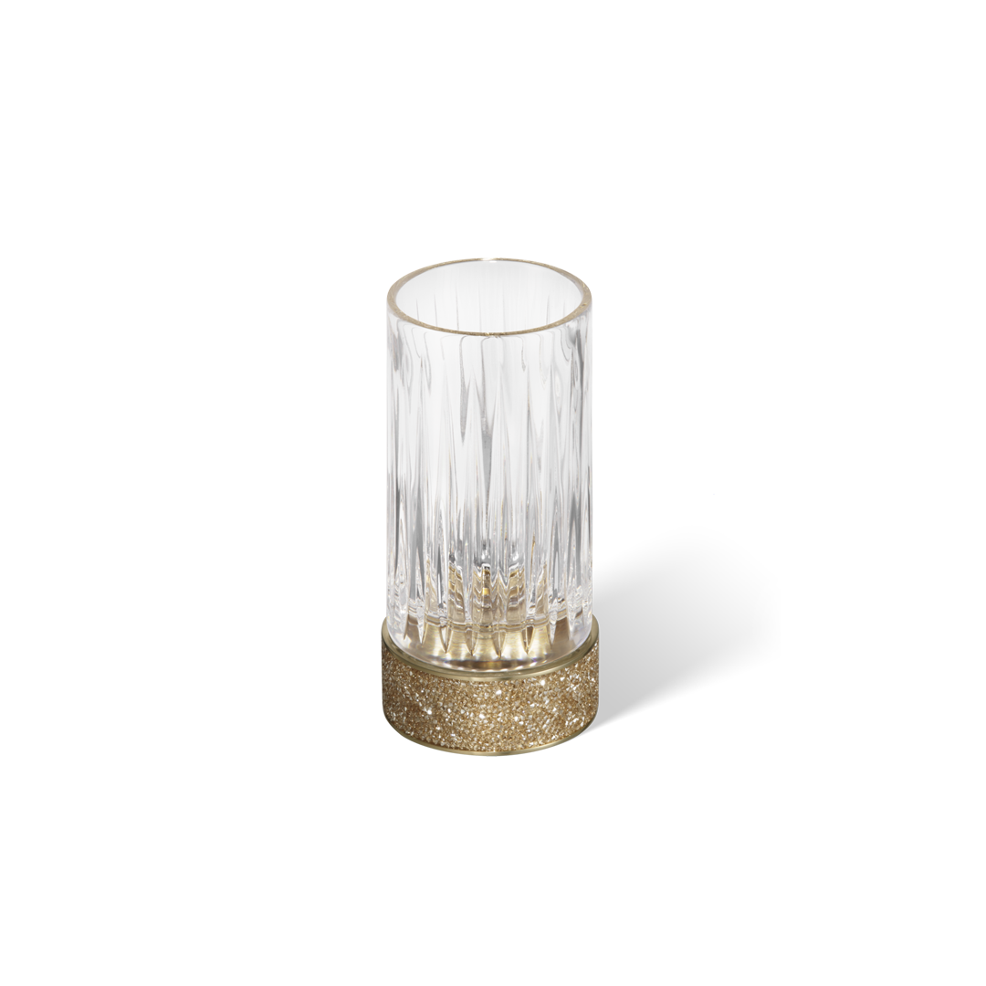 Decor Walther ROCKS SMG Mundbecher Chrom Klarglas Swarovski