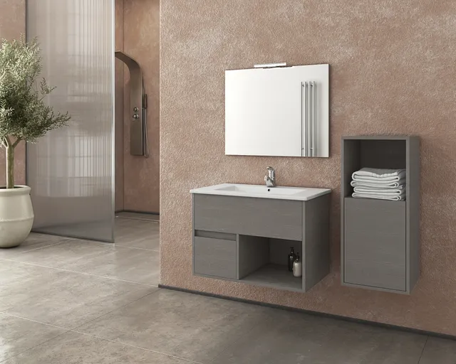 DROP Martinidis Sorrento 75 Waschtischunterschrank Cement
