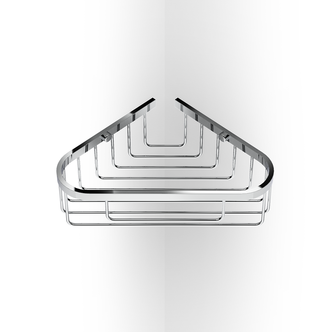 Decor Walther Classic DW 228 Eckduschkorb 22 cm Chrom