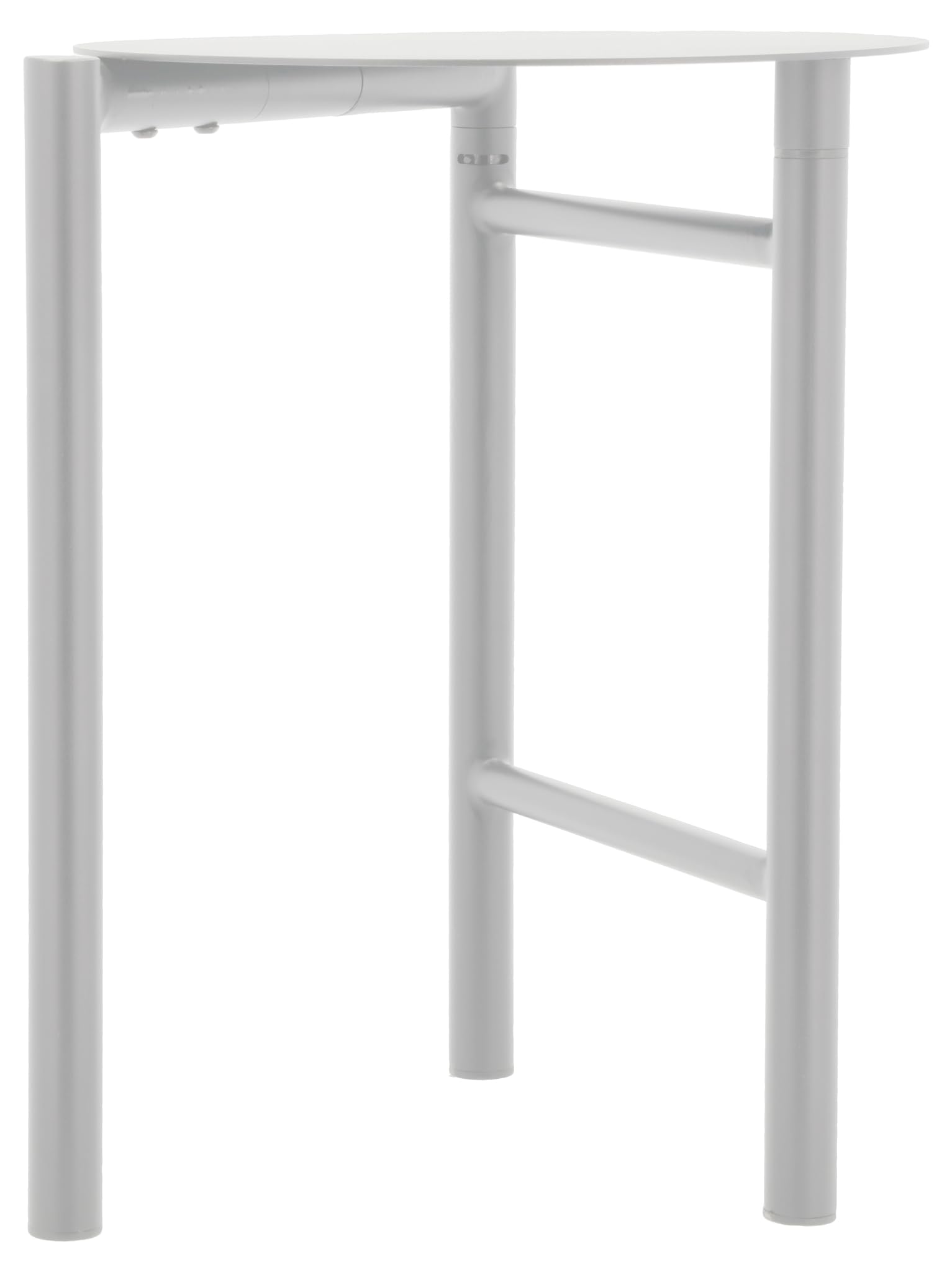 Zone Denmark Disc Hocker Stahl 33x45 cm Soft Grey klappbar