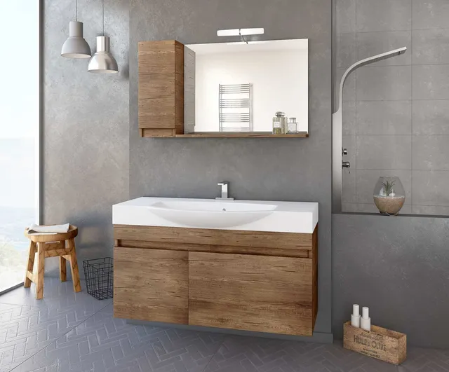 DROP Senso 105 PL Wood Badmöbel 105 cm Holz