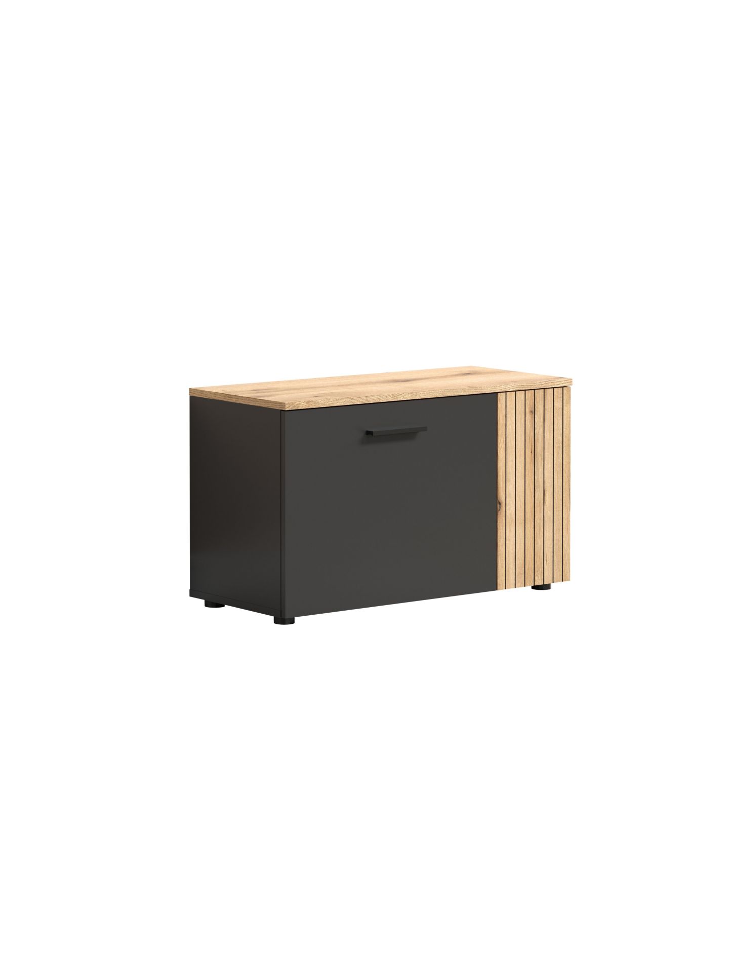 trendteam Esteban Sitzbank Anthrazit Coast Evoke Oak