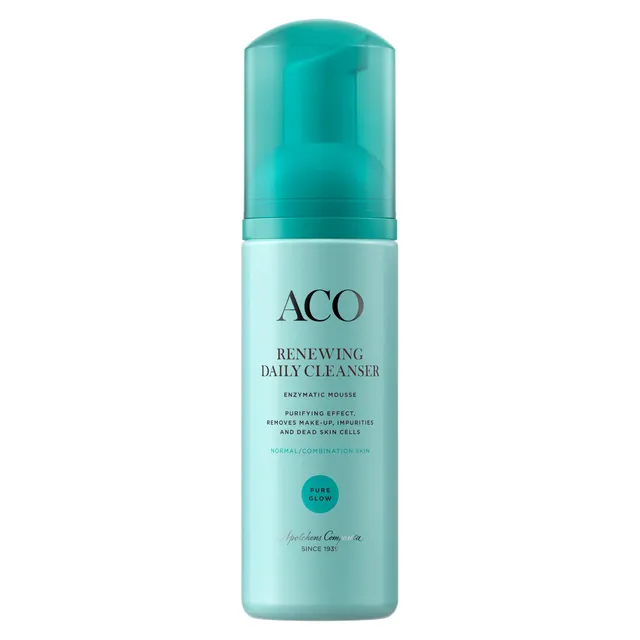 ACO Pure Glow Renewing Daily Cleanser Schaum 150 ml BHA