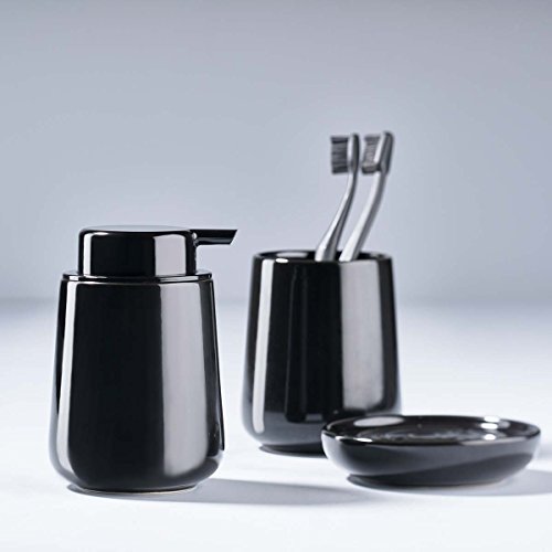 Zone Denmark Nova Shine Seifenschale schwarz 11 cm