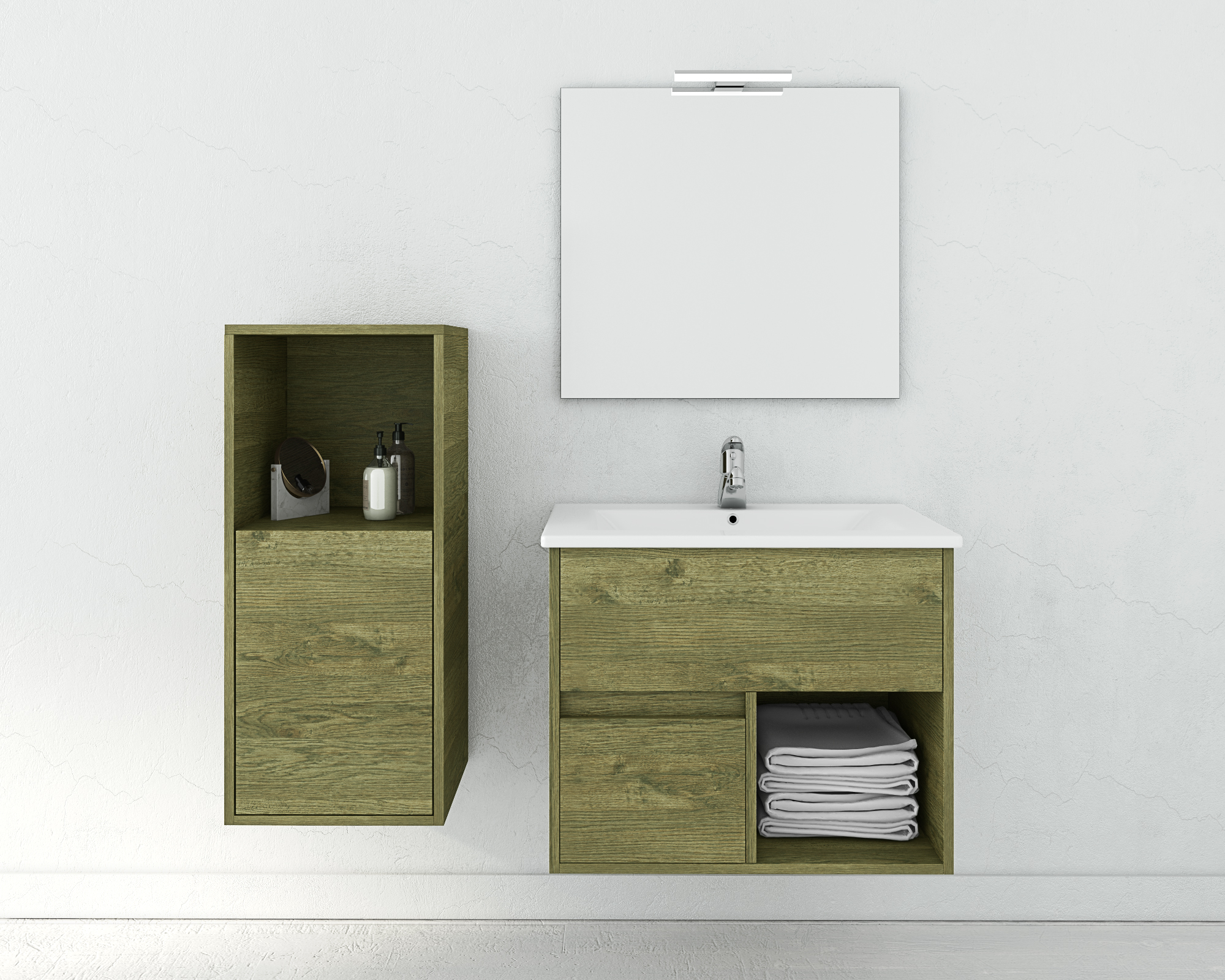 DROP Martinidis Sorrento 65 Waschtischunterschrank Natural 65 cm