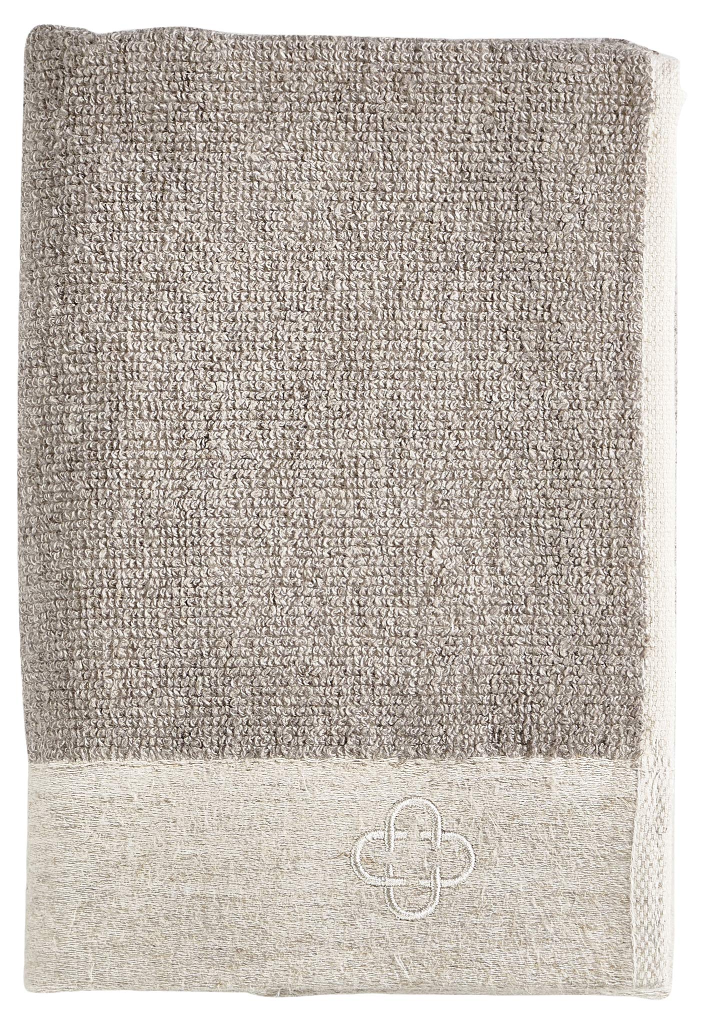 Zone Denmark Inu Handtuch Natur 40x60 Baumwolle Leinen