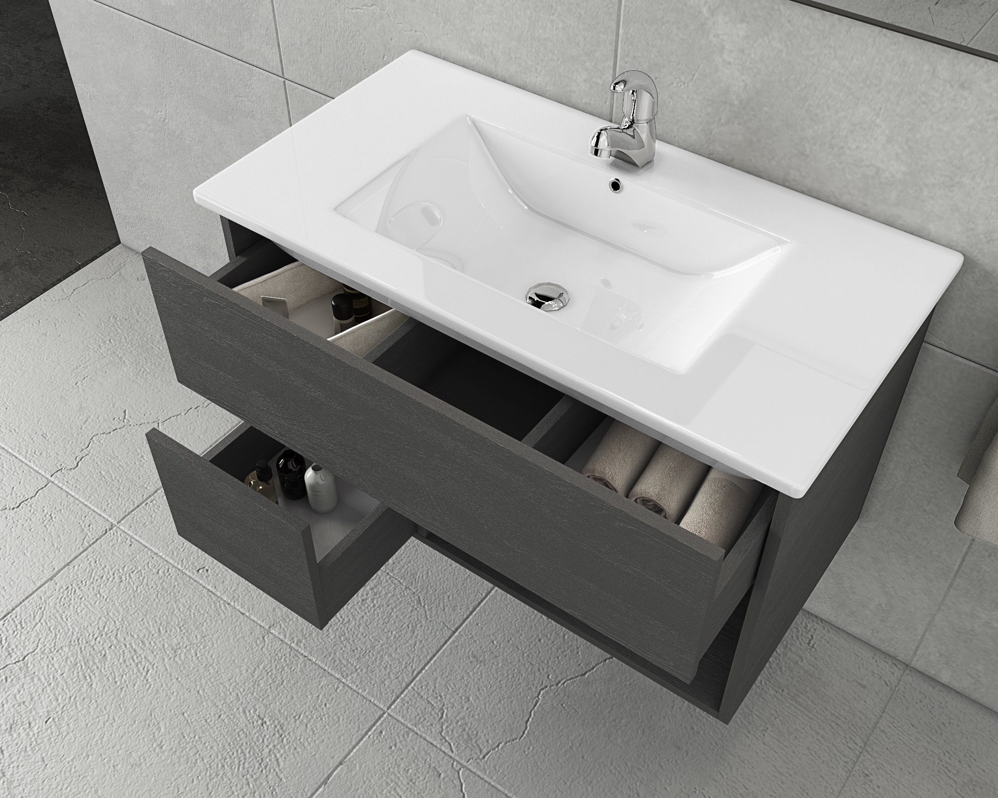 DROP Martinidis Sorrento Waschtisch 85 Graphite