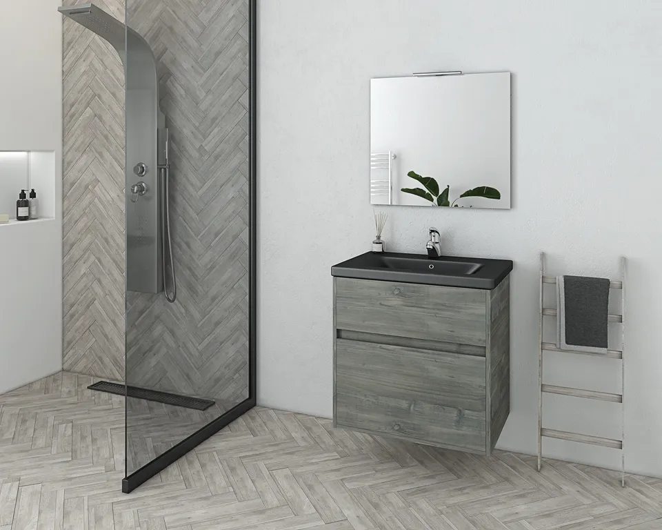 DROP Instinct 65 Smoked Oak Badmöbel 65 cm Eiche