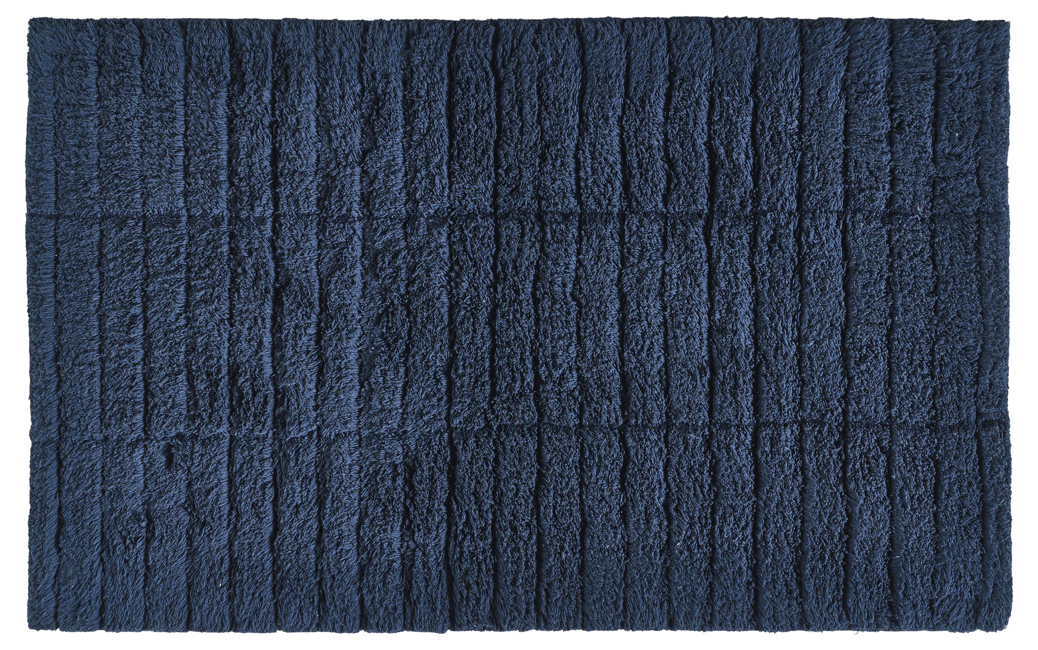 Zone Denmark Tiles Badematte 80x50 cm Schwarz Baumwolle