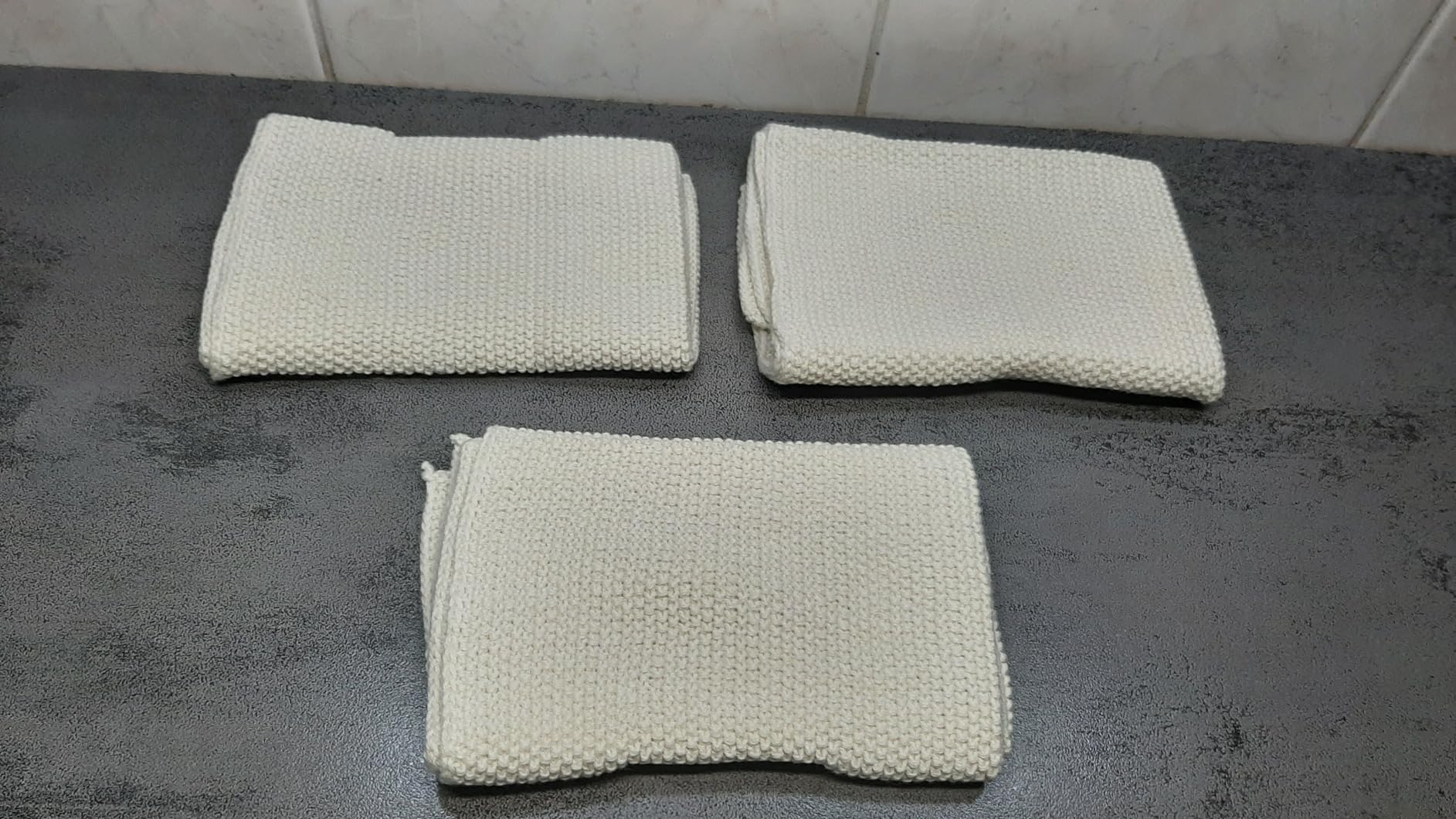 Zone Denmark Kitchen Spüllappen 27x27 Baumwolle Biscuit 3 Stück