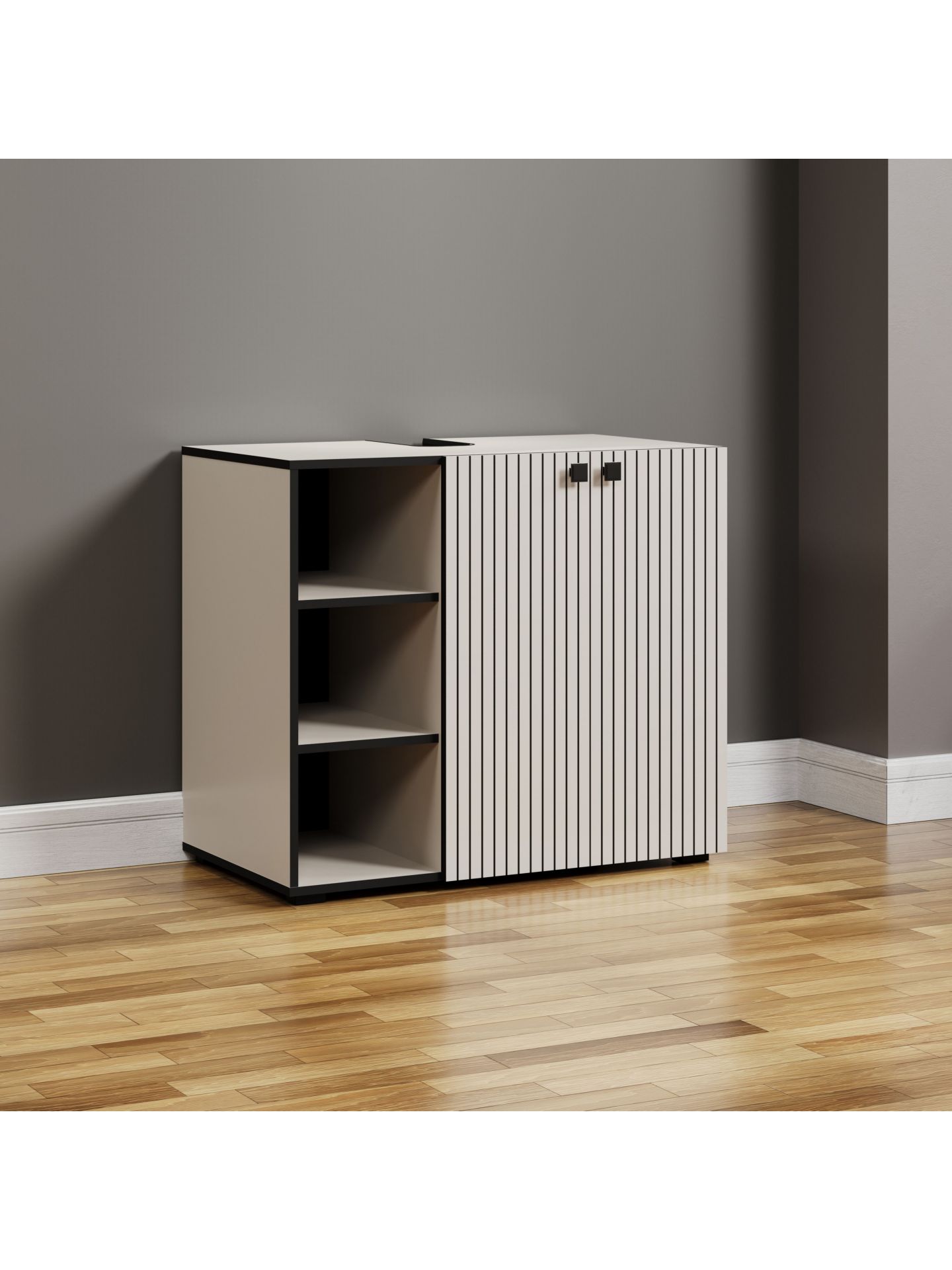 trendteam PureBliss Waschbeckenunterschrank Cashmere