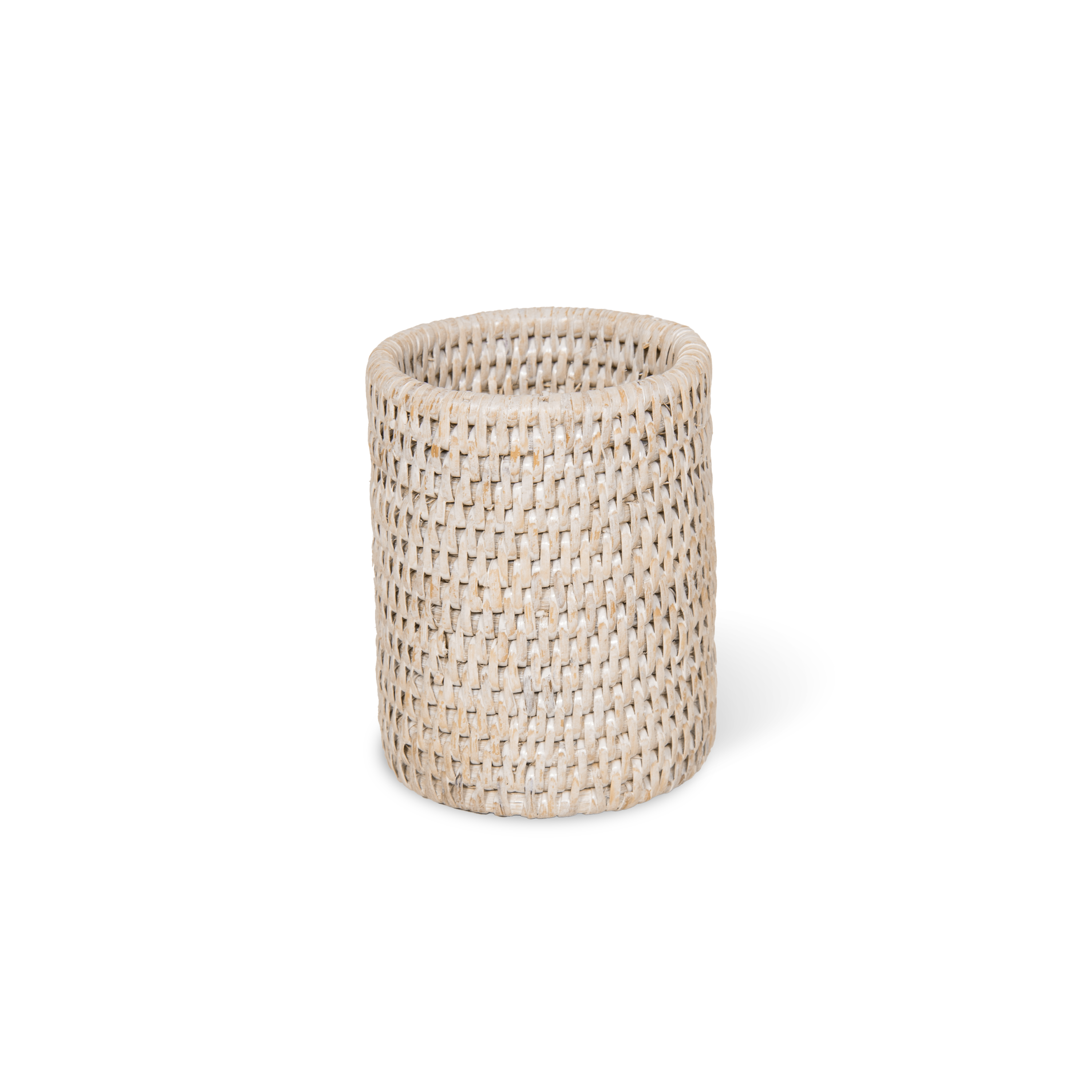 Decor Walther Basket BER Zahnputzbecher Rattan Dunkel