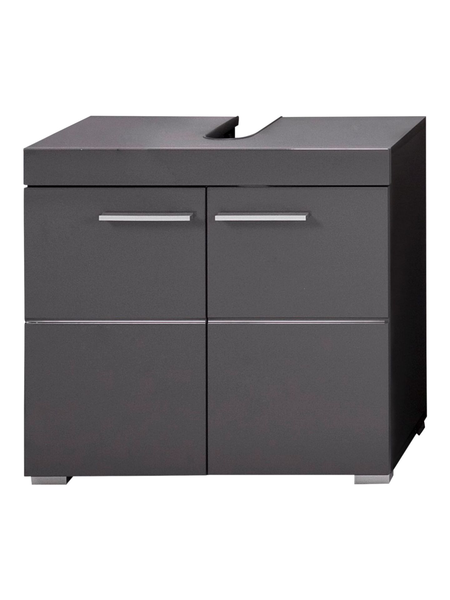 trendteam Amanda Waschbeckenunterschrank grau Agave